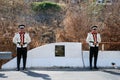 Soldier in uniform of the Macedonian army