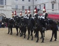 Soldiers from Blues and Royals Cavalry Regiment.