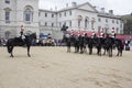 Soldiers from Blues and Royals Cavalry Regiment.