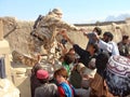 Soldiers bringing help in Afghanistan