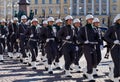 Soldiers on ceremonies Royalty Free Stock Photo