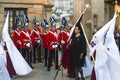 Soldiers in a Easter in Spain