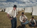 Soldiers at Gettysburg Royalty Free Stock Photo