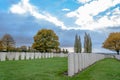 The Soldiers of the great war cemetery flanders Be Royalty Free Stock Photo