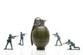 Soldiers and Hand Grenade