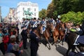 Soldiers on horse during the Prince day Parade in The Hague Royalty Free Stock Photo