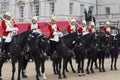 Soldiers from the Household Cavalry Regiment. At Horseguards Parade.