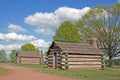 Soldiers Huts at Valley Forge Royalty Free Stock Photo