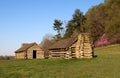Soldiers Huts at Valley Forge Royalty Free Stock Photo
