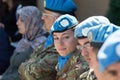 Soldiers of the Italian UNIFIL contingent