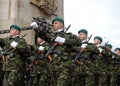 Soldiers Marching Royalty Free Stock Photo