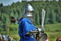 Soldiers of the Middle Ages Royalty Free Stock Photo