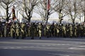 Soldiers at militar parade in Latvia