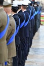 National guard of honor during a military ceremony