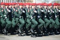 Soldiers of the National Guard troops of Russia Rosguards Royalty Free Stock Photo