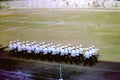 Soldiers of the newly formed Ghana Regiment on parade on Independence Day in Accra, Ghana, March 1959