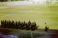 Soldiers of the newly formed Ghana Regiment on parade on Independence Day in Accra, Ghana, March 1959