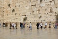 Soldiers and Other Jewish Men at the Wailing Wall