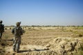 Soldiers on patrol in Kandahar Afghanistan