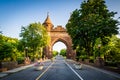 The Soldiers and Sailors Memorial Arch, in Hartford, Connecticut Royalty Free Stock Photo