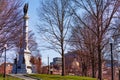 Soldiers and Sailors Monument, Boston Common park Royalty Free Stock Photo