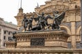 Soldiers and sailors Monument in downtown of city Cleveland, Ohio, USA Royalty Free Stock Photo