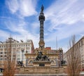 Soldiers and sailors Monument in downtown of city Cleveland, Ohio, USA Royalty Free Stock Photo