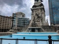 Soldiers and Sailors Monument in downtown Indianapolis Royalty Free Stock Photo