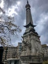 Soldiers and Sailors Monument in downtown Indianapolis Royalty Free Stock Photo