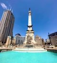 Soldiers and Sailors Monument in Indianapolis - INDIANAPOLIS, UNITED STATES - JUNE 05, 2023 Royalty Free Stock Photo