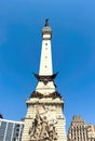 Soldiers and Sailors Monument in Indianapolis - INDIANAPOLIS, UNITED STATES - JUNE 05, 2023 Royalty Free Stock Photo