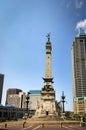 Soldiers and Sailors Monument in Indianapolis - INDIANAPOLIS, UNITED STATES - JUNE 05, 2023 Royalty Free Stock Photo