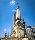 Soldiers and Sailors Monument in Indianapolis - INDIANAPOLIS, UNITED STATES - JUNE 05, 2023 Royalty Free Stock Photo