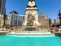 Soldiers and Sailors Monument in Indianapolis - INDIANAPOLIS, UNITED STATES - JUNE 05, 2023 Royalty Free Stock Photo