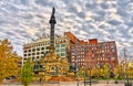 Soldiers and Sailors Monument on Public Square in Cleveland, Ohio Royalty Free Stock Photo