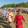 The soldiers of the Tatar army. Ethno-historical festival with the reconstruction of the battle of 1391 Timur and Tokhtamysh