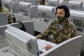 Almaty / Kazakhstan - 11.20.2020 : Soldiers are tested after a peacekeeper training course