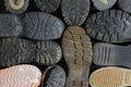 Soled shoes old Royalty Free Stock Photo