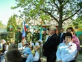 A solemn meeting in honor of Victory Day in World war 2 may 9, 2016 in the Kaluga region in Russia. Royalty Free Stock Photo