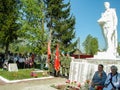 A solemn meeting in honor of Victory Day in World war 2 may 9, 2016 in the Kaluga region in Russia.