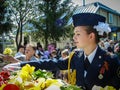 A solemn meeting in honor of Victory Day in World war 2 may 9, 2016 in the Kaluga region in Russia.