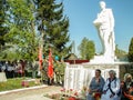 A solemn meeting in honor of Victory Day in World war 2 may 9, 2016 in the Kaluga region in Russia. Royalty Free Stock Photo