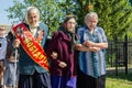 A solemn meeting in honor of Victory Day in World war 2 may 9, 2016 in the Kaluga region in Russia. Royalty Free Stock Photo