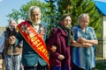 A solemn meeting in honor of Victory Day in World war 2 may 9, 2016 in the Kaluga region in Russia. Royalty Free Stock Photo