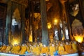 Solemn temple in Thailand Royalty Free Stock Photo