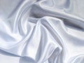 Solf white satin fabric texture background. use as wedding or aniversary day with copy space for design