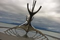 Solfar, Sun Voyager is huge steel sculpture of viking boat Royalty Free Stock Photo