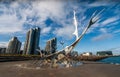 Solfar, The Sun Voyager In Reykjavik Iceland Royalty Free Stock Photo