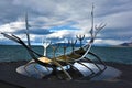 Solfar (Sun Voyager) in Reykjavik, Iceland Royalty Free Stock Photo