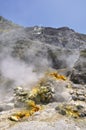 Solfatara volcanic crater Royalty Free Stock Photo